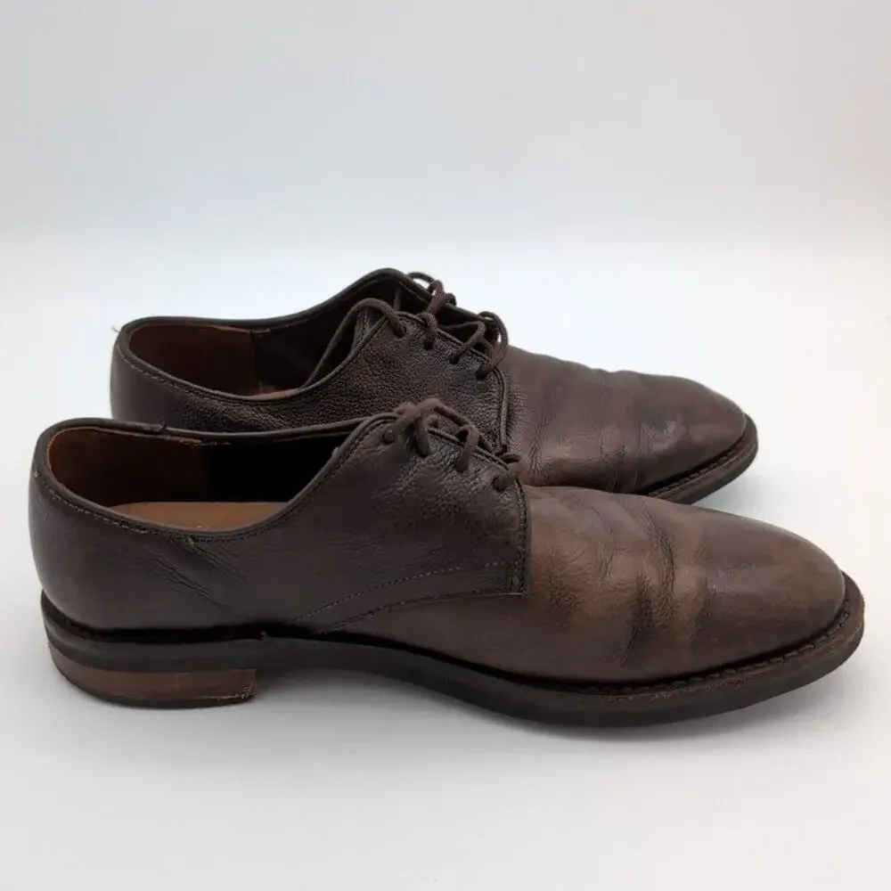 Allen Edmonds Shoes Mens 8.5 Brown Feather Welt Leather Dress Derby Extralight